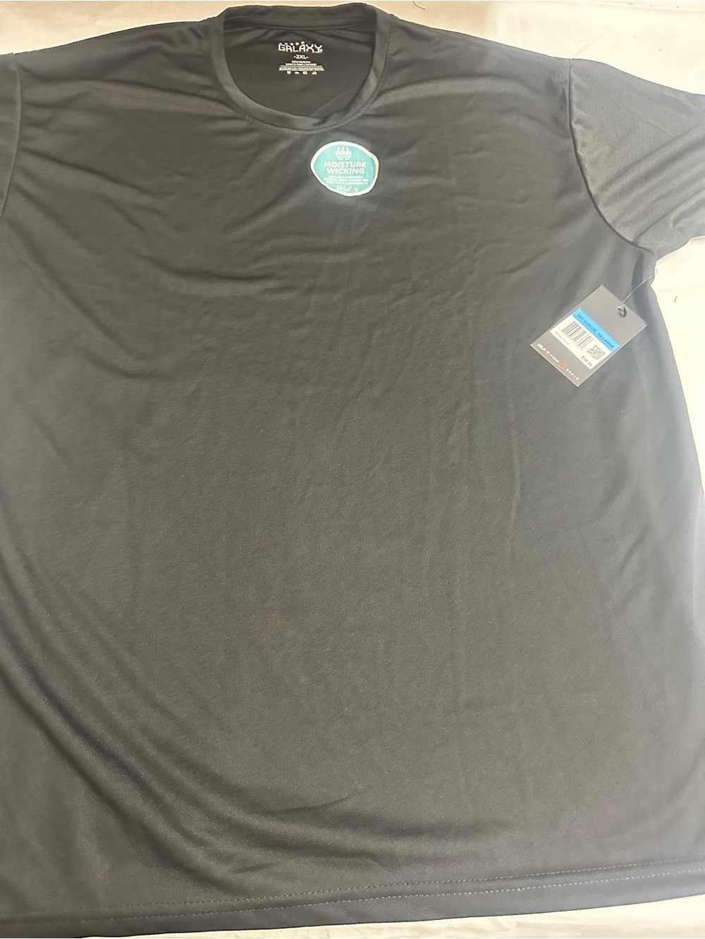 Galaxy By Harvic Black Short Sleeve Performance Tee